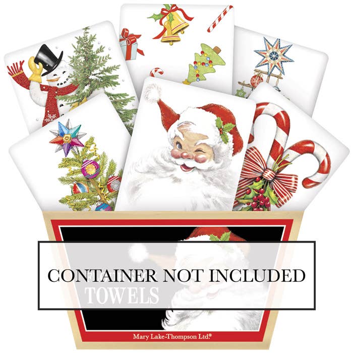 Mary Lake-Thompson Ltd. - Wholesale Tea Towel - Christmas Classics Towel Unit Refill-12