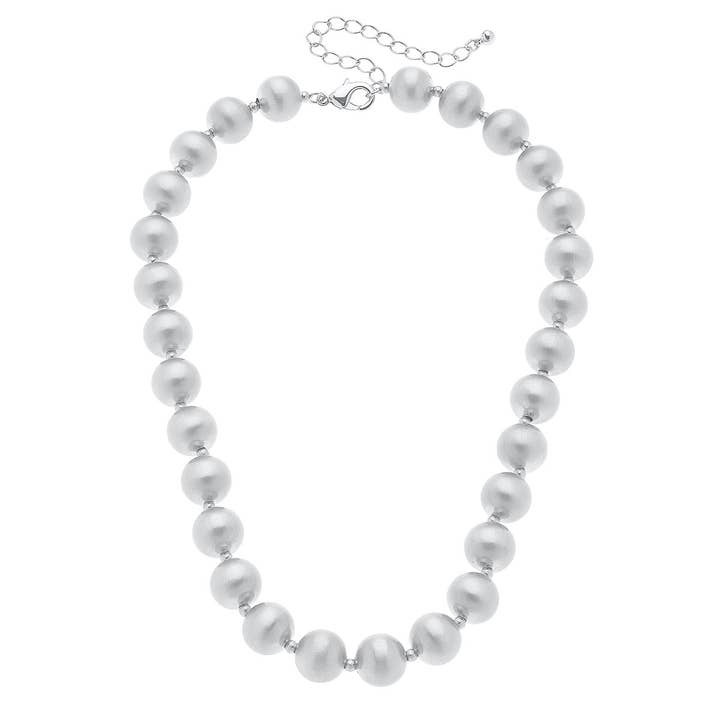 Canvas Style - Wholesale Beaded/Pearl Necklace - Phoebe Ball Bead Necklace
