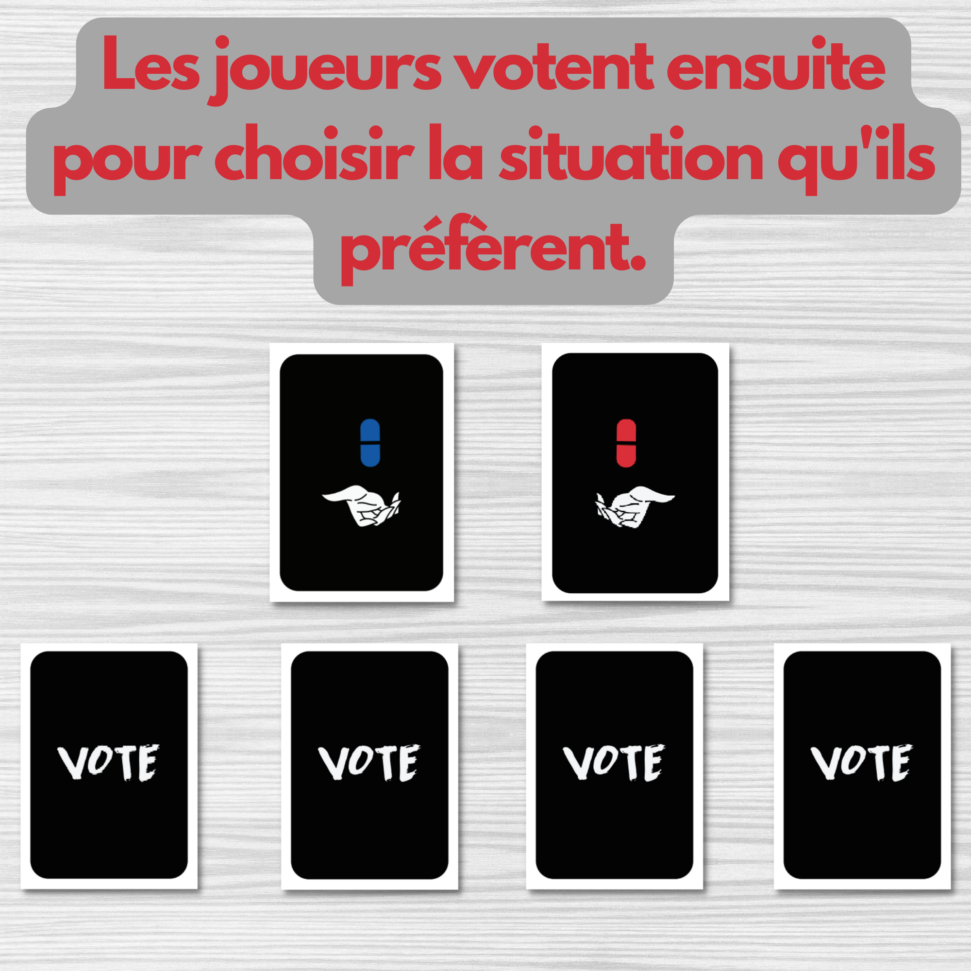 Oh Happy Games - Jeux de société - Wholesale Card Game - Shitty Choices - The Game of Extreme Dilemmas 💀- Party Game for Drinks and Evenings with Friends3