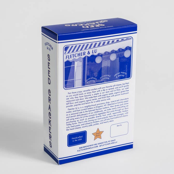 Fletcher & Lu - Wholesale Crackers - Fletcher & Lu Seed Cracker 2