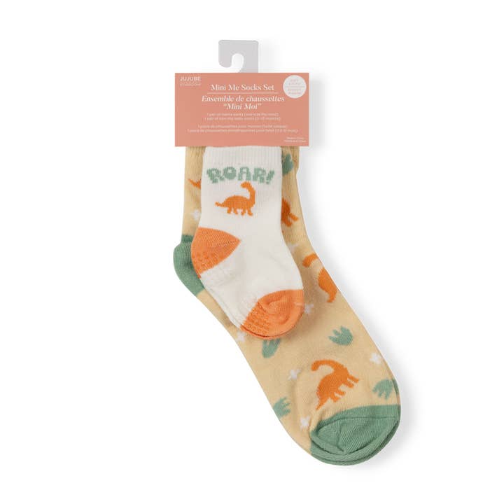 Mini Me Socks Sets Roarsome for wholesale by JuJuBe