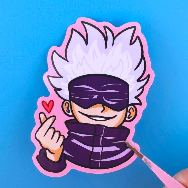 Blindfoldet troldmand kærlighedsklistermærke for engroshandel hos Mintimeli