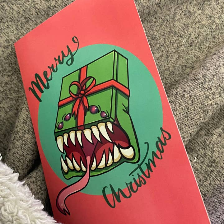 Mimic Christmas Card for wholesale by Burrows Arts