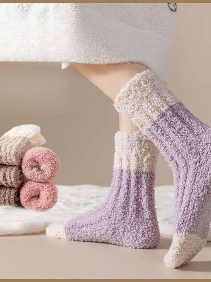 Rufia - Colorful Warm Towel Socks for wholesale by Funkyrel® Atzbranding Limited