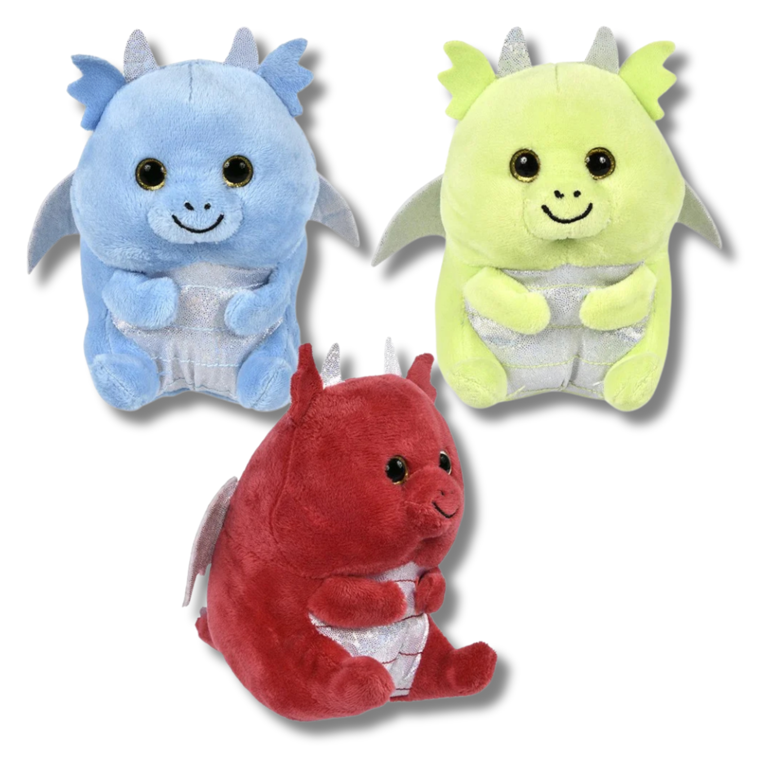 PR GROUPS LLC - Wholesale Stuffed/plush toy – Kids & baby - Mini Dragon Plush Soft Kids Toy - Assorted0