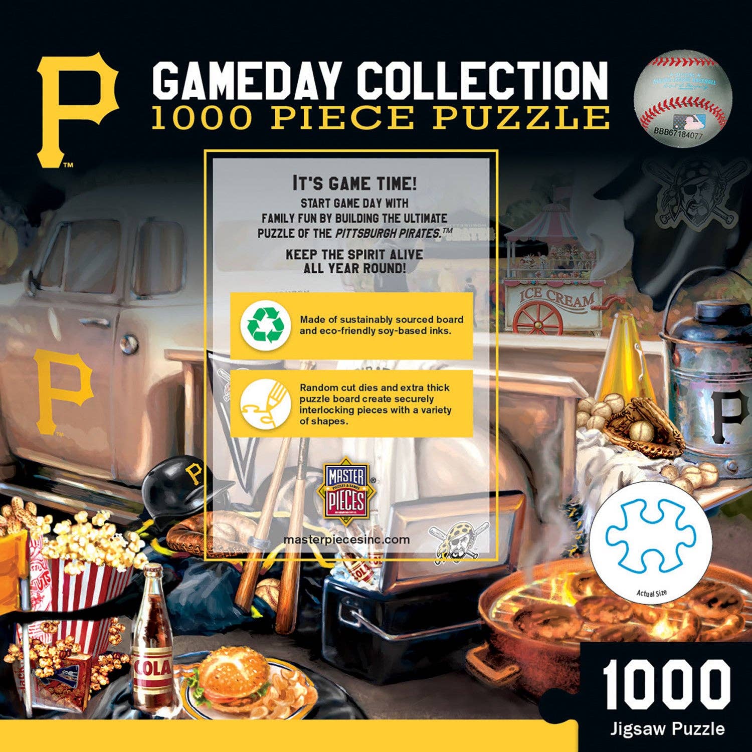 Masterpieces Puzzles - Wholesale Puzzle - Adult - Pittsburgh Pirates - Gameday 1000 Piece Puzzle2