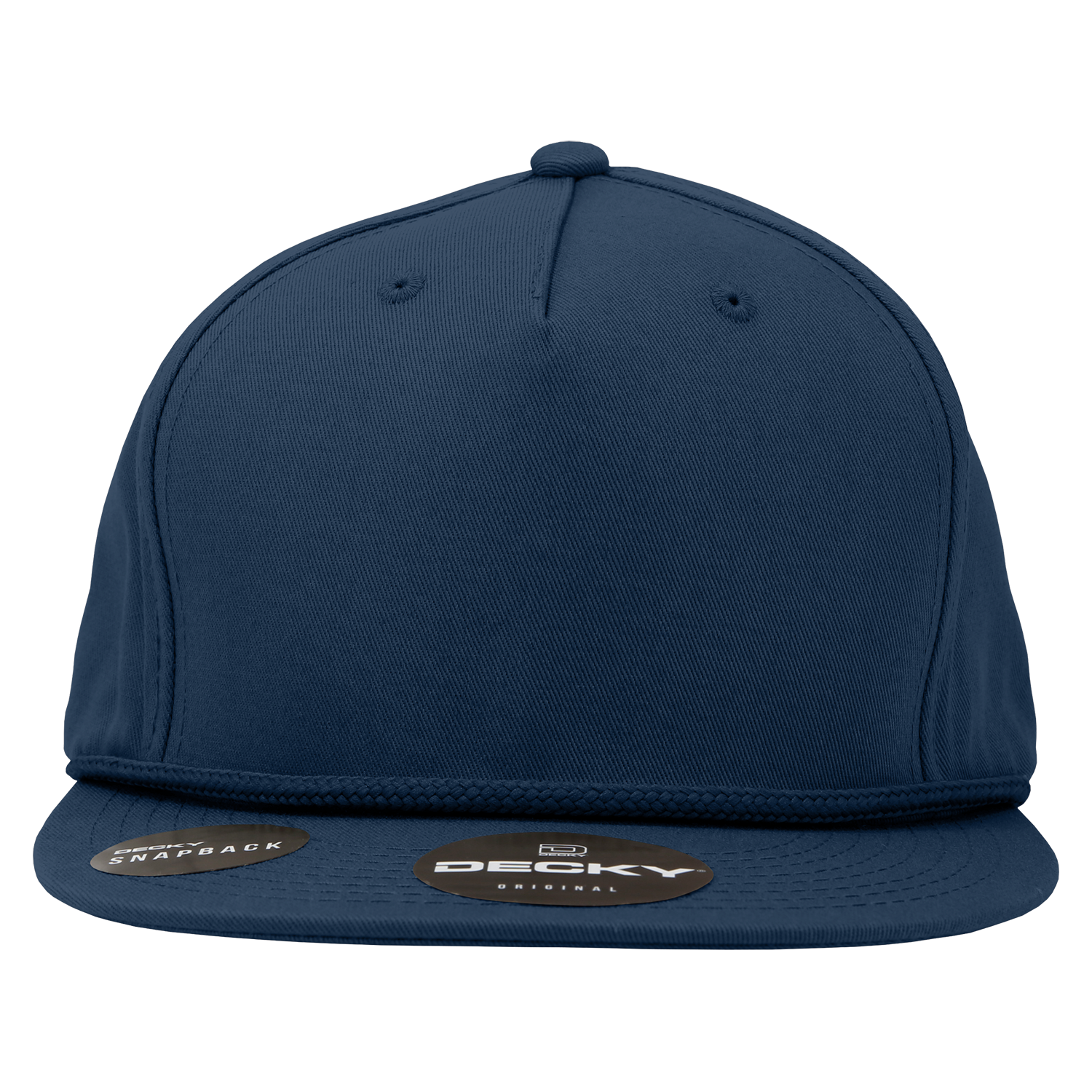 The Park Wholesale - Wholesale Flat-brimmed cap – Men's - Decky 1041 - Classic Flat Bill Golf Hat with Rope, Snapback22