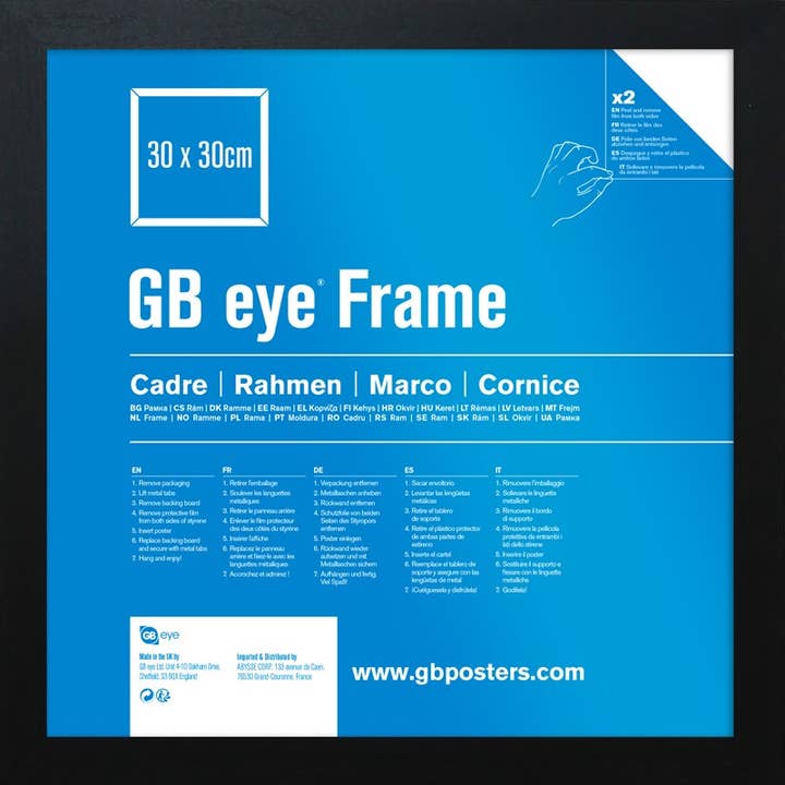 GB Eye Contemporary Wooden Black Picture Frame for wholesale by GB Posters & Merchandise