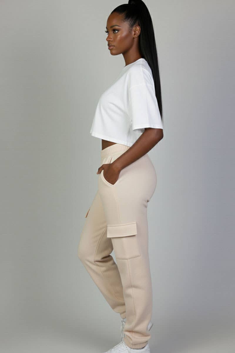 CAPELLA APPAREL - Wholesale Athletic Sweatpants/Joggers - Women's - Side Pocket Drawstring Waist Sweatpants13