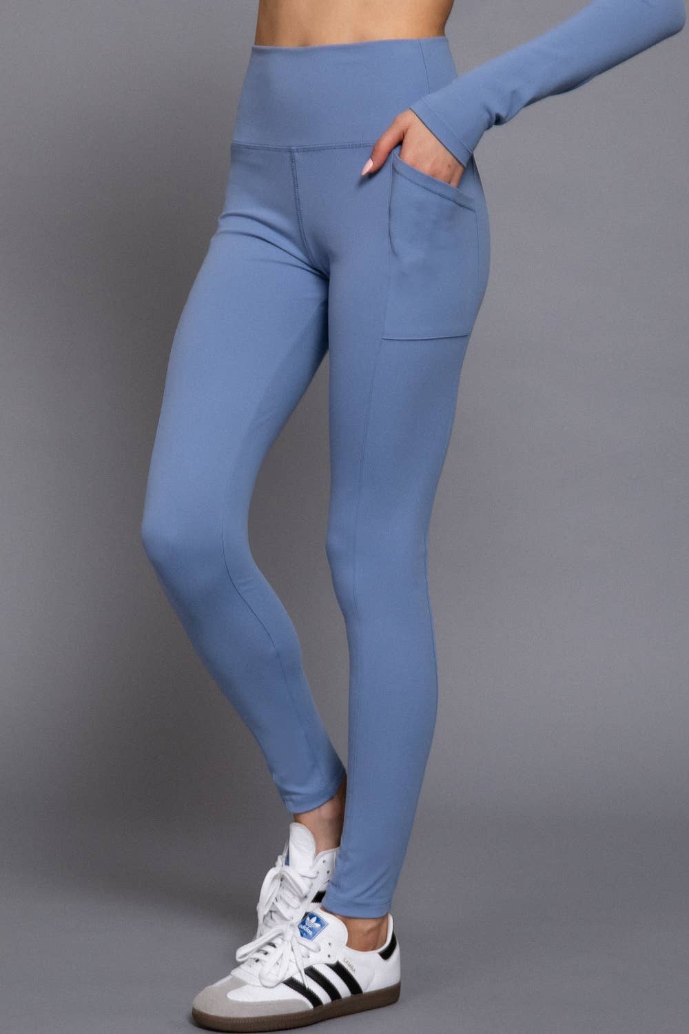 Active Basic | Active USA - Wholesale Athletic/Lounge Leggings - Women's - Waist Band Workout Leggings with Pocket36