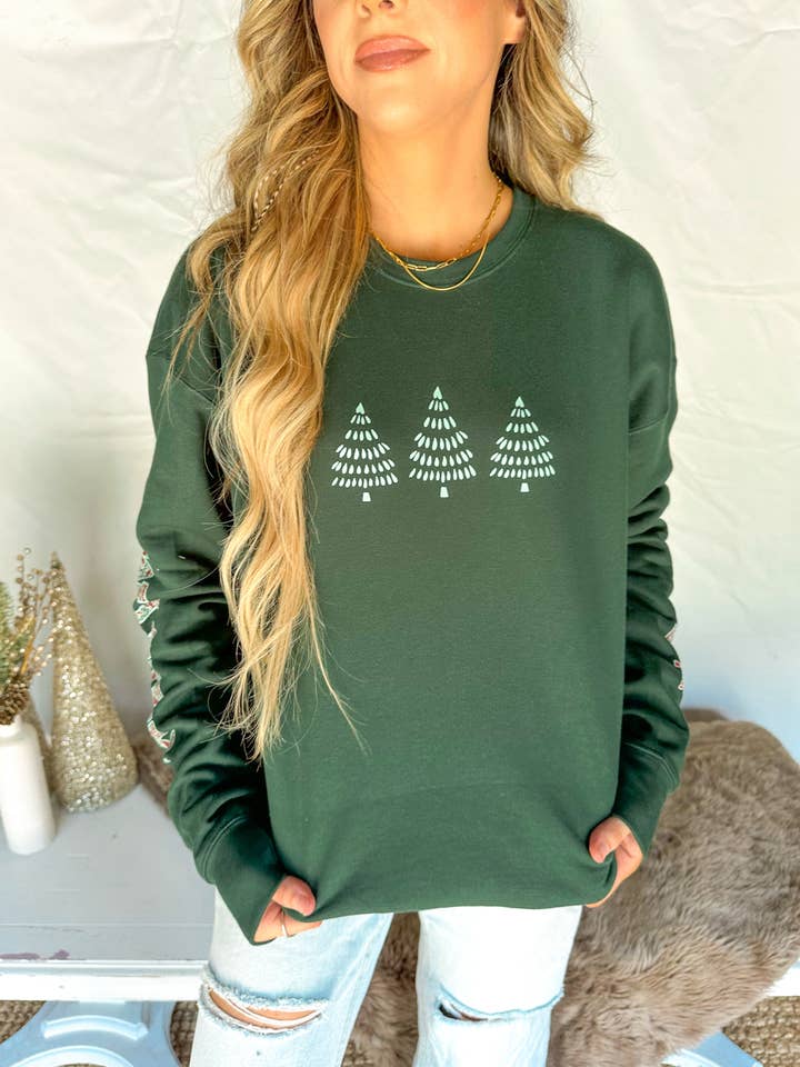 Southern Bliss Co. - Wholesale Graphic Sweatshirt - Women's - Merry Christmas Sweashirt