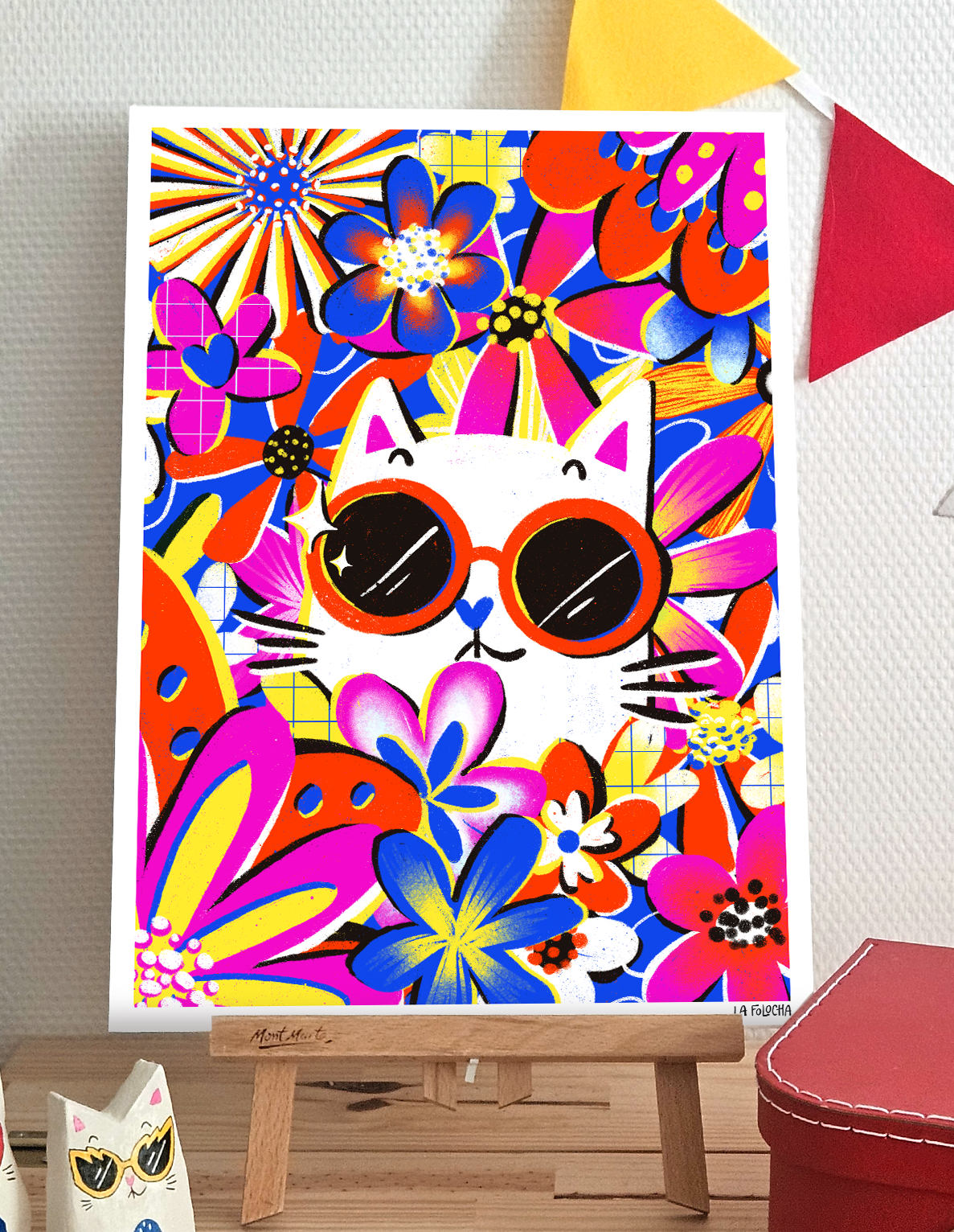La Folocha - Wholesale Art Print - HERMOCHAT FLOR0
