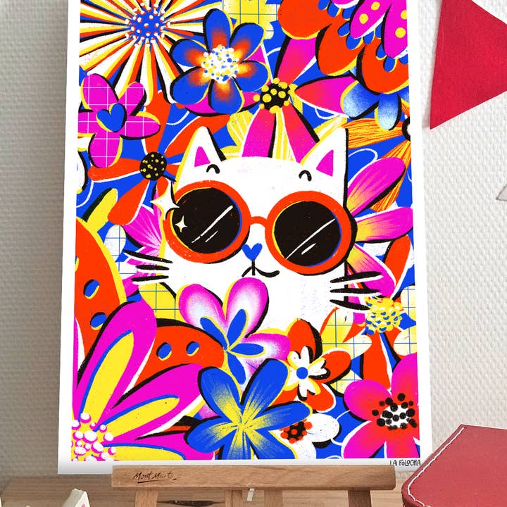 La Folocha - Wholesale Art Print - HERMOCHAT FLOR