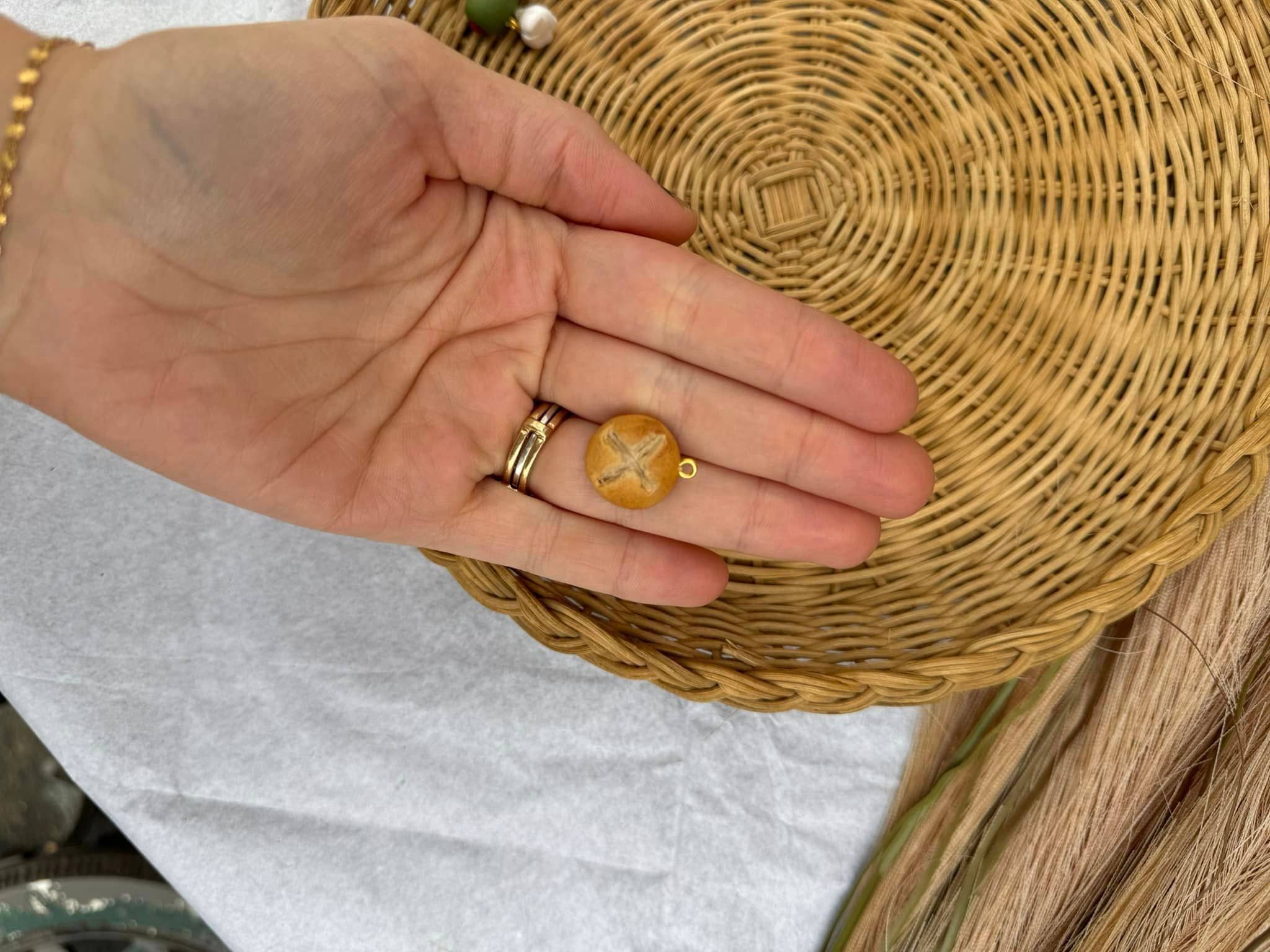 Watch Me Bloom - Wholesale Individual Charm/Pendant - Handmade Polymer Clay Sourdough Charms 2