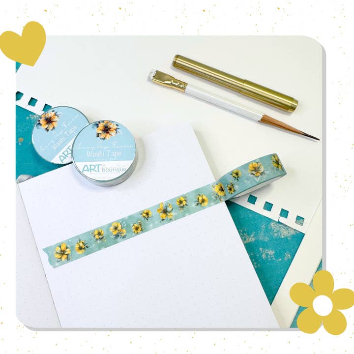 Nastro Washi Floreale Giorni di Sole per la vendita all'ingrosso da parte di Art Bujo Boutique