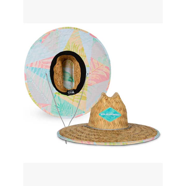 Soul of Adventure - Vendita all'ingrosso Cappello di paglia - Unisex - Cappello di Paglia Classico / Cappello da Bagnino – Ampia Tesa UPF 50+22
