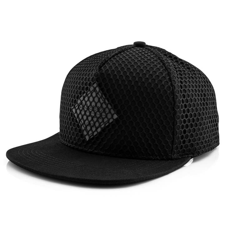 Andromeda Snapback Cap - Black Mesh and other Purchase Wholesale automaticos bebidas y alimentos. Free Returns & Net 60 Terms on Faire trending on Faire.