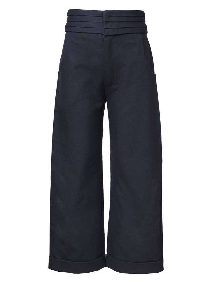 Infantium Victoria - Wholesale Pants - Kids - Black Pants with Pleated Belt