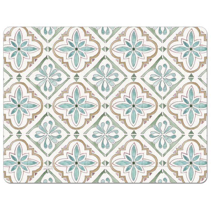 "Country Tile" Designer Flexible Cutting Board Mat for wholesale by Conimar Promotions