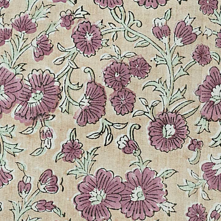 White Lotus Fashions - Wholesale Bandana - Women's - Gulbahar - Block Printed Cotton Bandana (KK1522)3