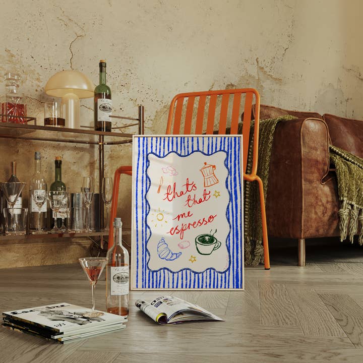 That's That Me Espresso Art Print for wholesale by RM Decor Studio