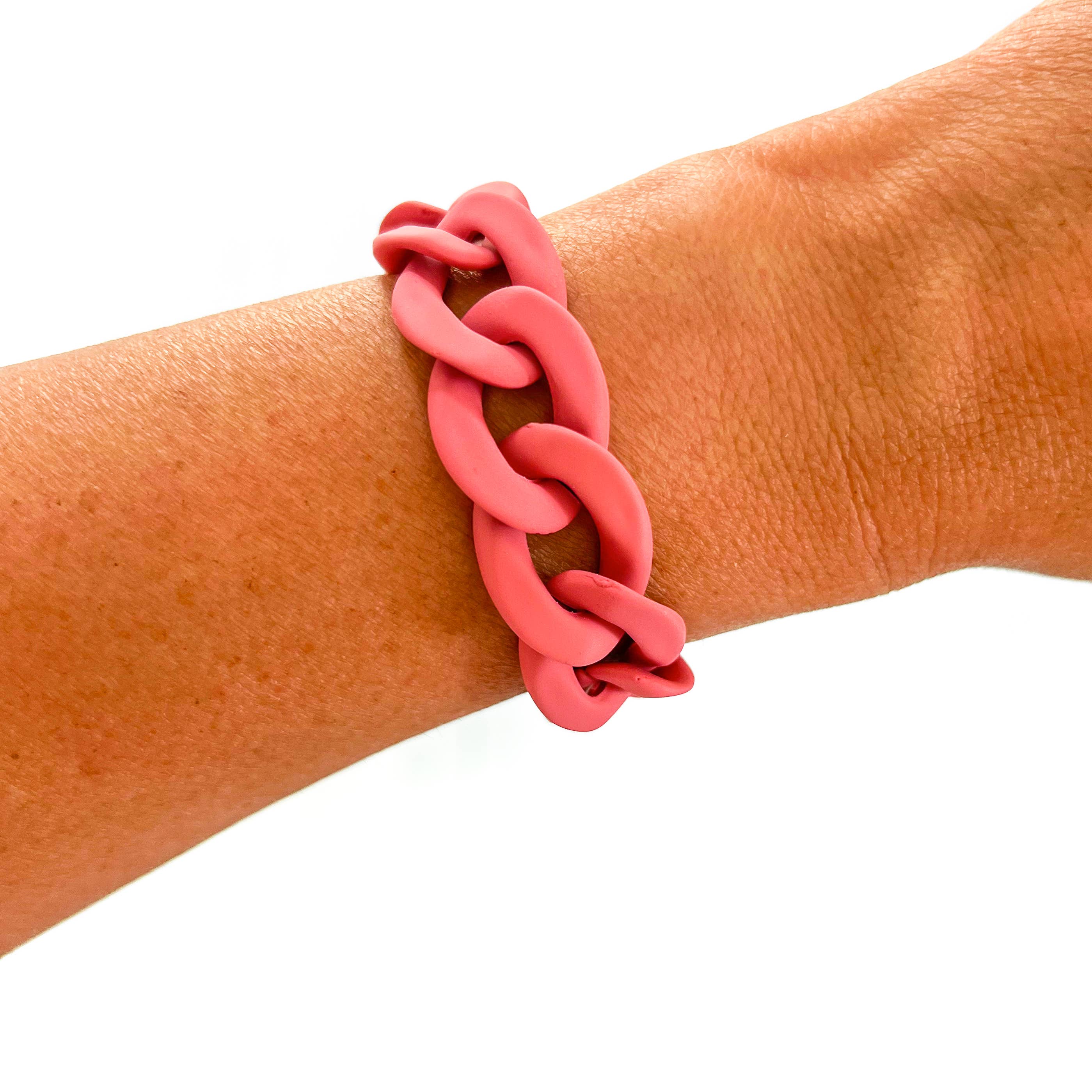 Savvy Bling - Wholesale Link & Chain Bracelet - All Chunky Acrylic Chain Link Bracelet8