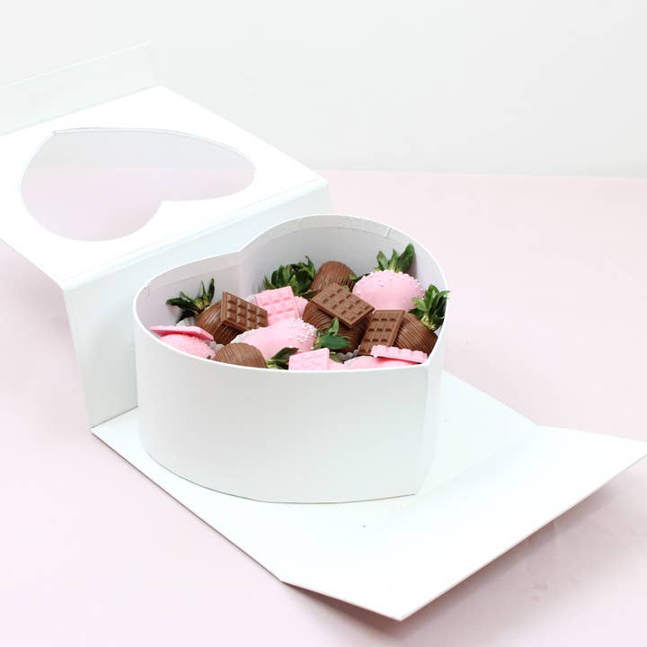 Elegant Design Supply – Engroshandel Gaveæske – Firkantet magnetisk hjerteblomst gaveæske