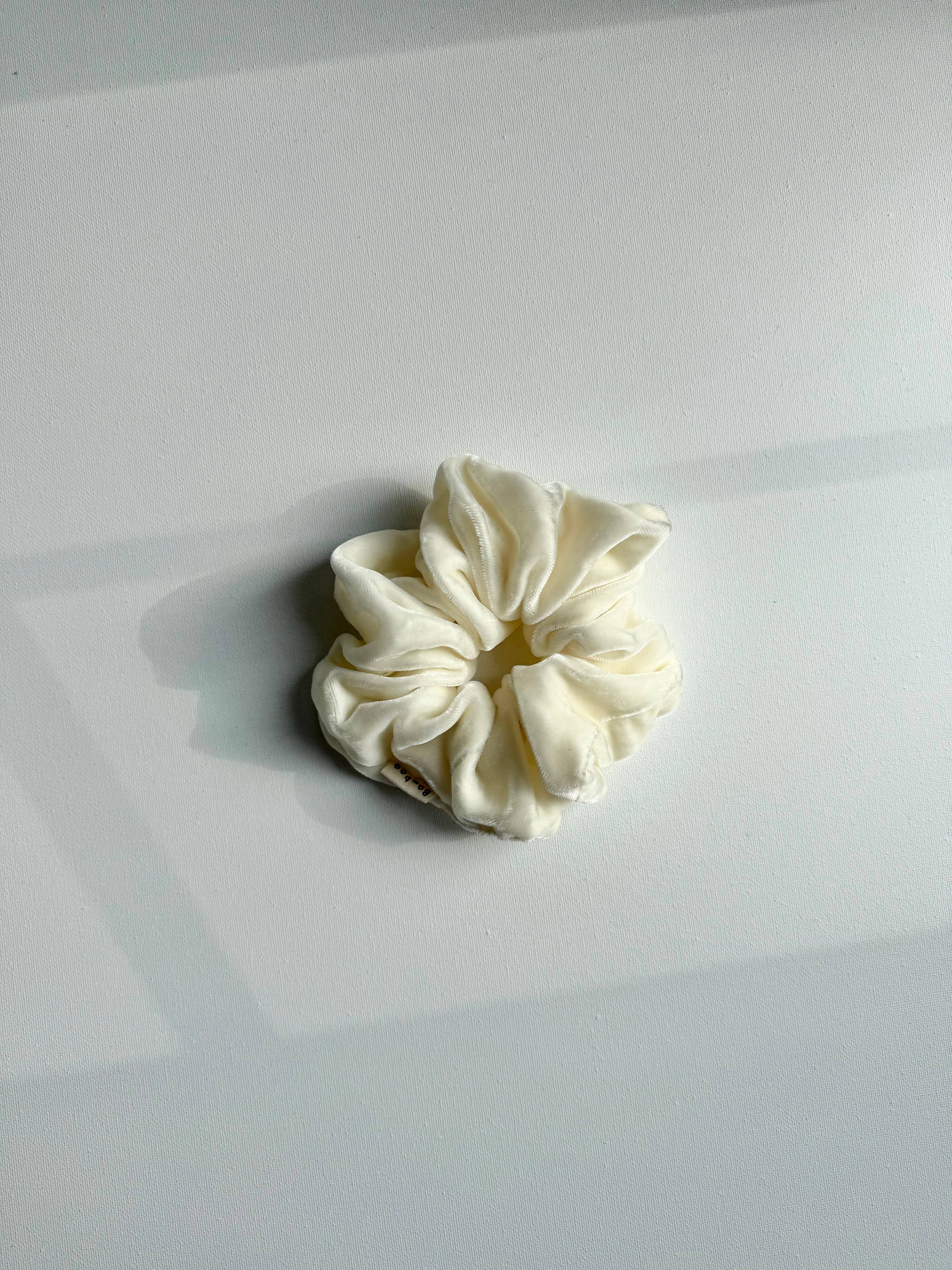Billy Bamboo – Scrunchie - Mulher por atacado – ELÁSTICOS DE CABELO EM VELUDO DE SEDA - neutro (esgotado)0
