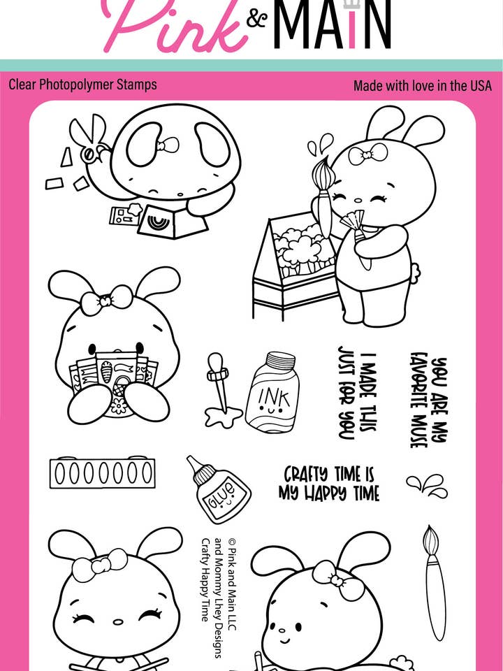 Crafty Happy Time for wholesale by Pink and Main