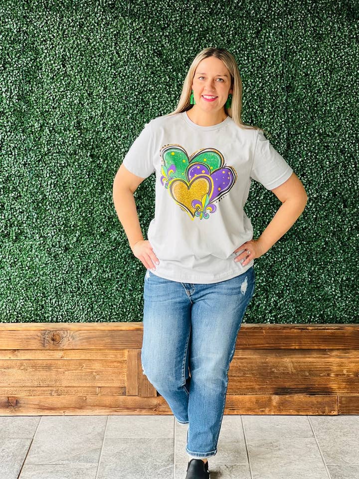 3 Heart Mardi Gras for wholesale by Clothed In Armor