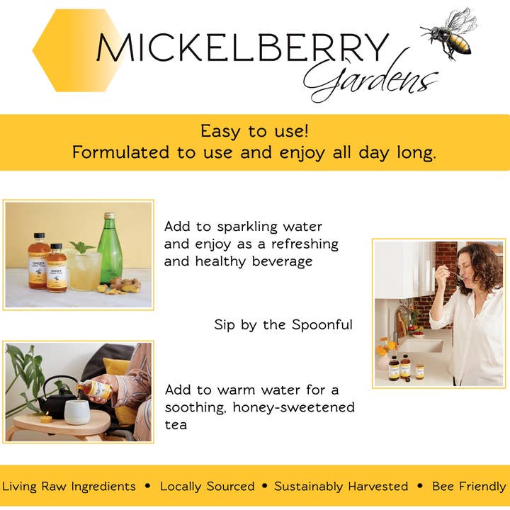 Mickelberry Gardens - Wholesale Oral Supplement/Vitamin - Elderberry Honey Tonic