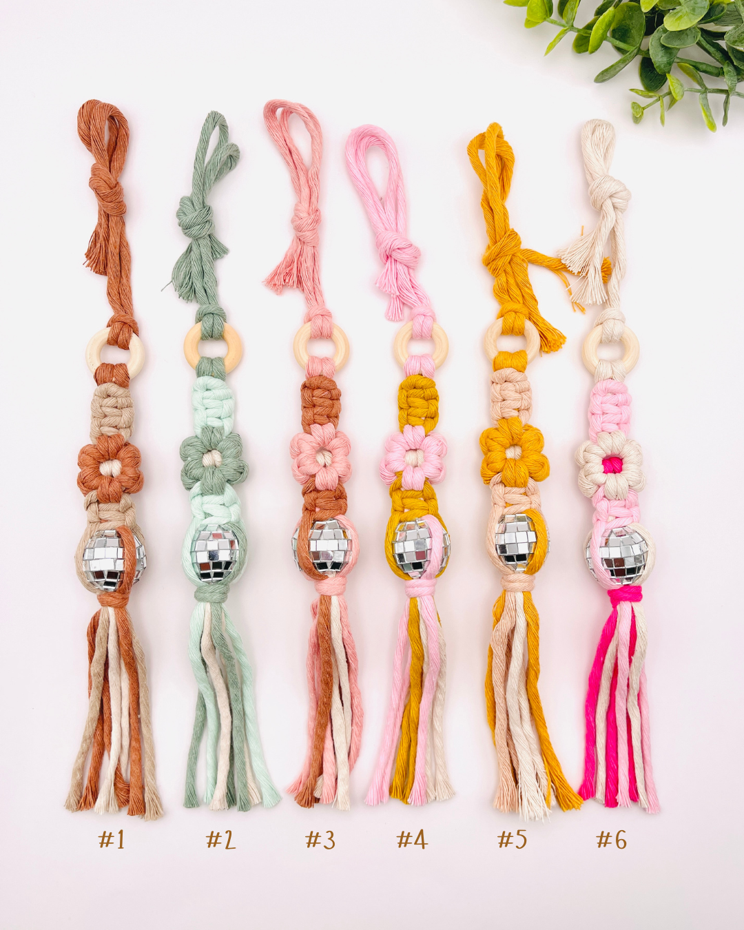 MarissaDDesigns - Wholesale Car Decorative Charm - Women's - Disco Ball Flower Car Charm – Groovy Mirror Accessory 1