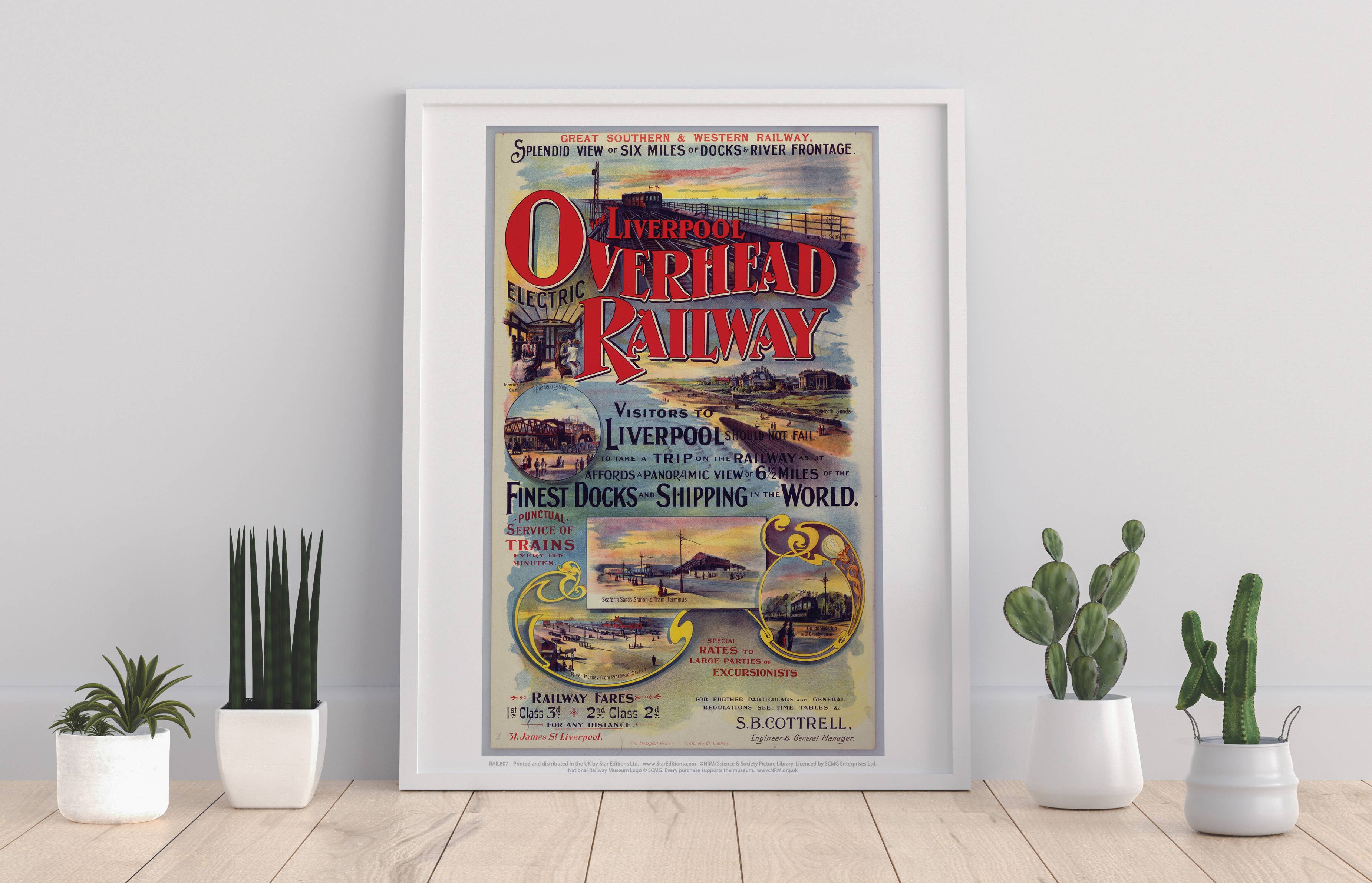 Star Editions – wholesale Art print – Liverpool Overhead Railway - Art Print0