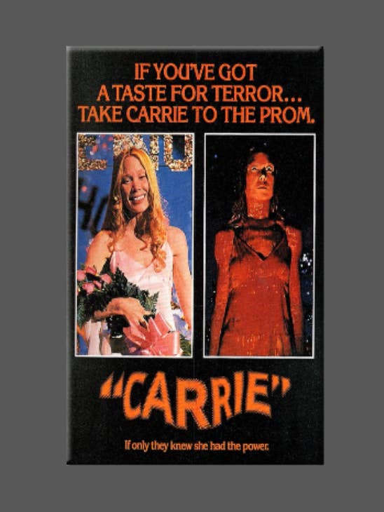 Carrie - Magnet, Badge, Miroir - Film des années 80, Stephen King pour la vente par Ba Ba Buttons
