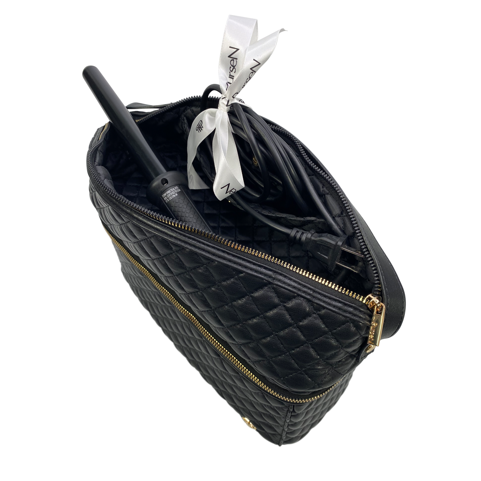 PurseN (new) - Vente Trousse de toilette – femme - Sac de Voyage Styliste - Matelassé Intemporel3