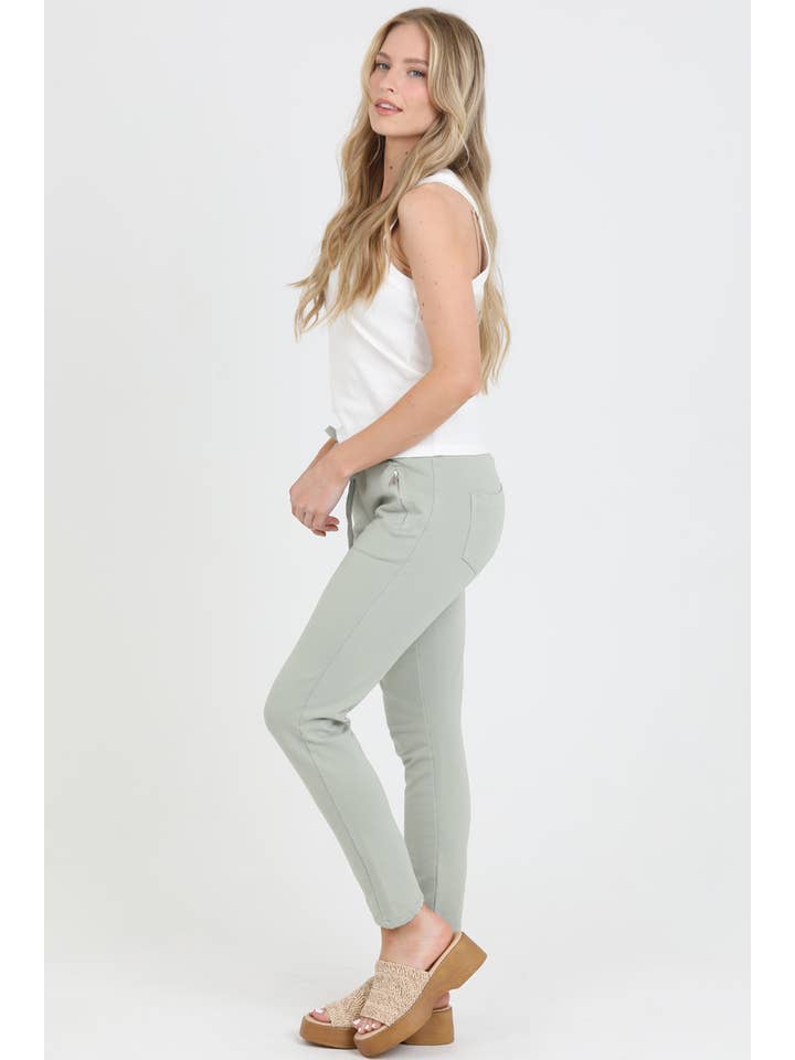 Nostalgia - Vente Pantalon d'intérieur/de jogging – femme - JOGG DE JOGGING EN TISSU ÉPONGE NP746-ASIS AVEC LIEN À NOUER SUR LE DEVANT ET POCHE ZIPPÉE11