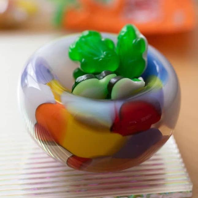 Cuenco Nido Arcoíris de Vidrio Soplado para venta al por mayor de Maria Ida Designs