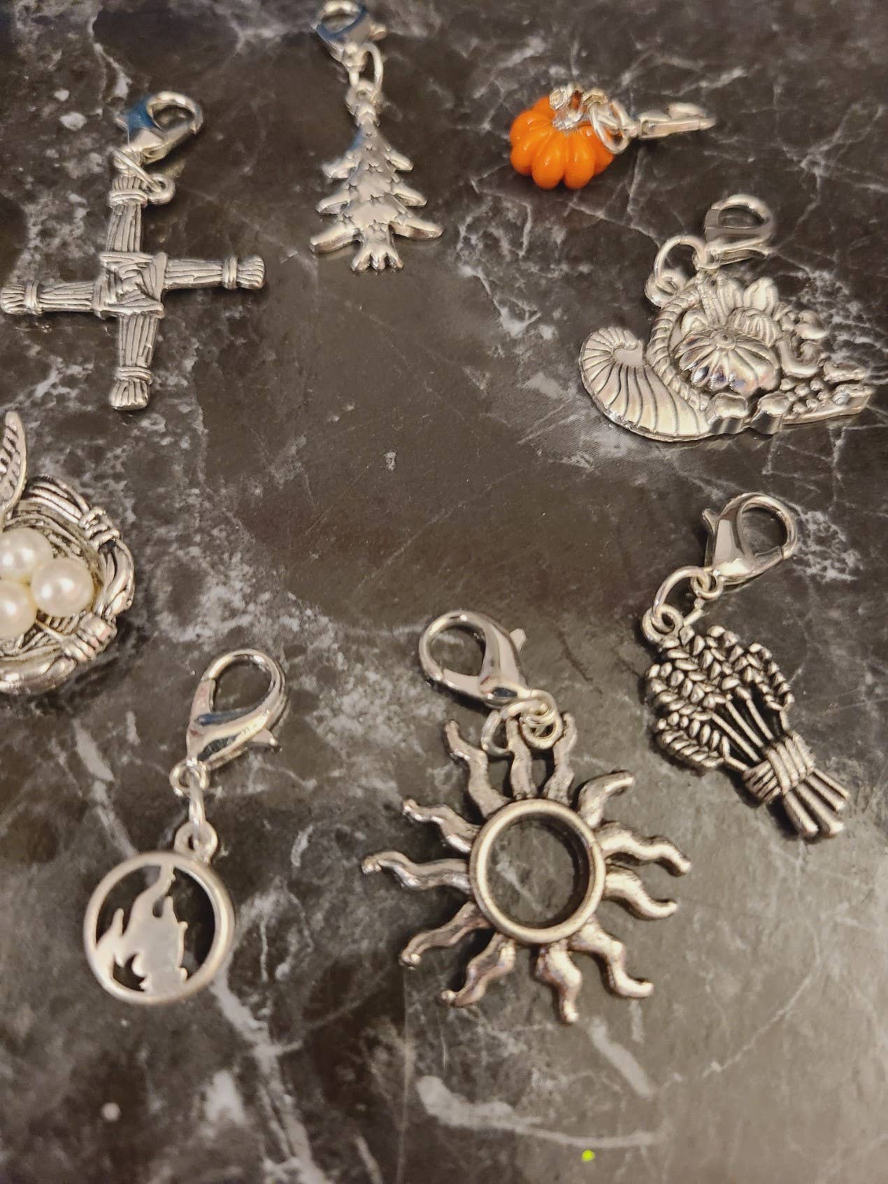 WBC Shops - Wholesale Individual Charm/Pendant - Wheel of the Year, all 8 Sabbat Charms6