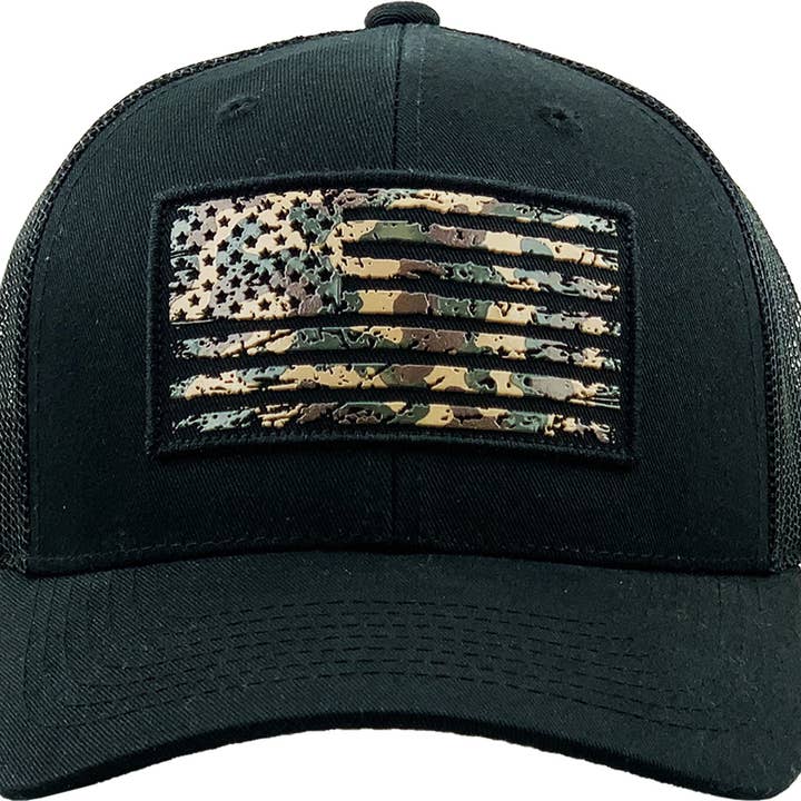 KBETHOS - Wholesale Trucker Hat - Men's - FLAG UV PRINT PATCH MESH BACK BALLCAP15