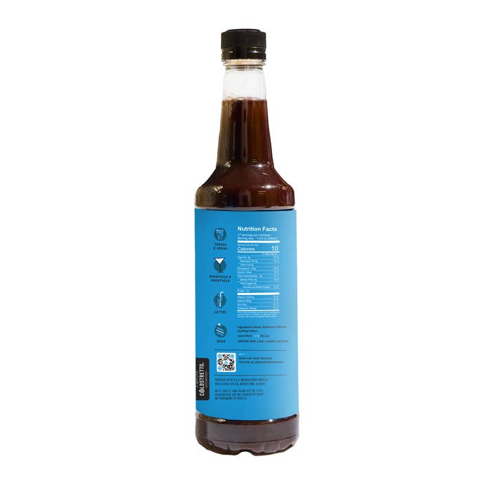Joe Coffee Company - Wholesale Instant Coffee/Espresso - Ready to Use Espresso Specialty Coffee Concentrate, 25 fl oz Bottle, Kosher
