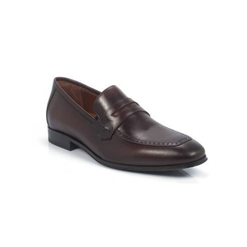 BEFAZ-CASTAGNA leather loafer with brown mask for wholesale by Ortiz & Reed