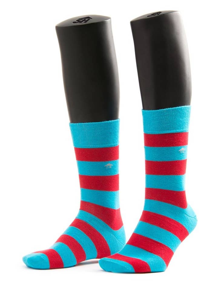 Calcetines con diseño de rayas gru para venta al por mayor de CalzeMie