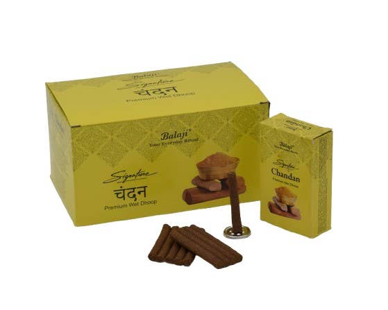 AUM Fragrances - Wholesale Smudge Stick - Balaji Signature Premium Wet Incense Chandan 40g0