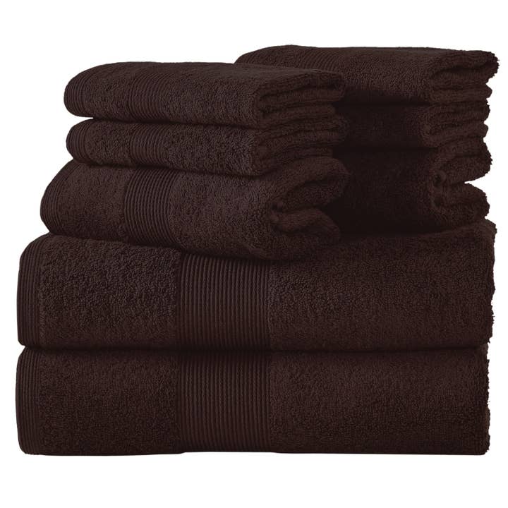 Fabstyles - Wholesale Towel Set - Fabstyles 8 Piece 600 GSM Zero Twist Cotton Towel Set