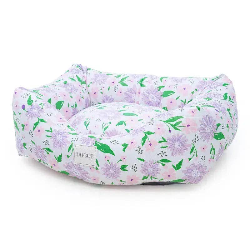 DOGUE - Wholesale Pet Bed - Dog - DOGUE Bolster Spring Floral Dog Bed5