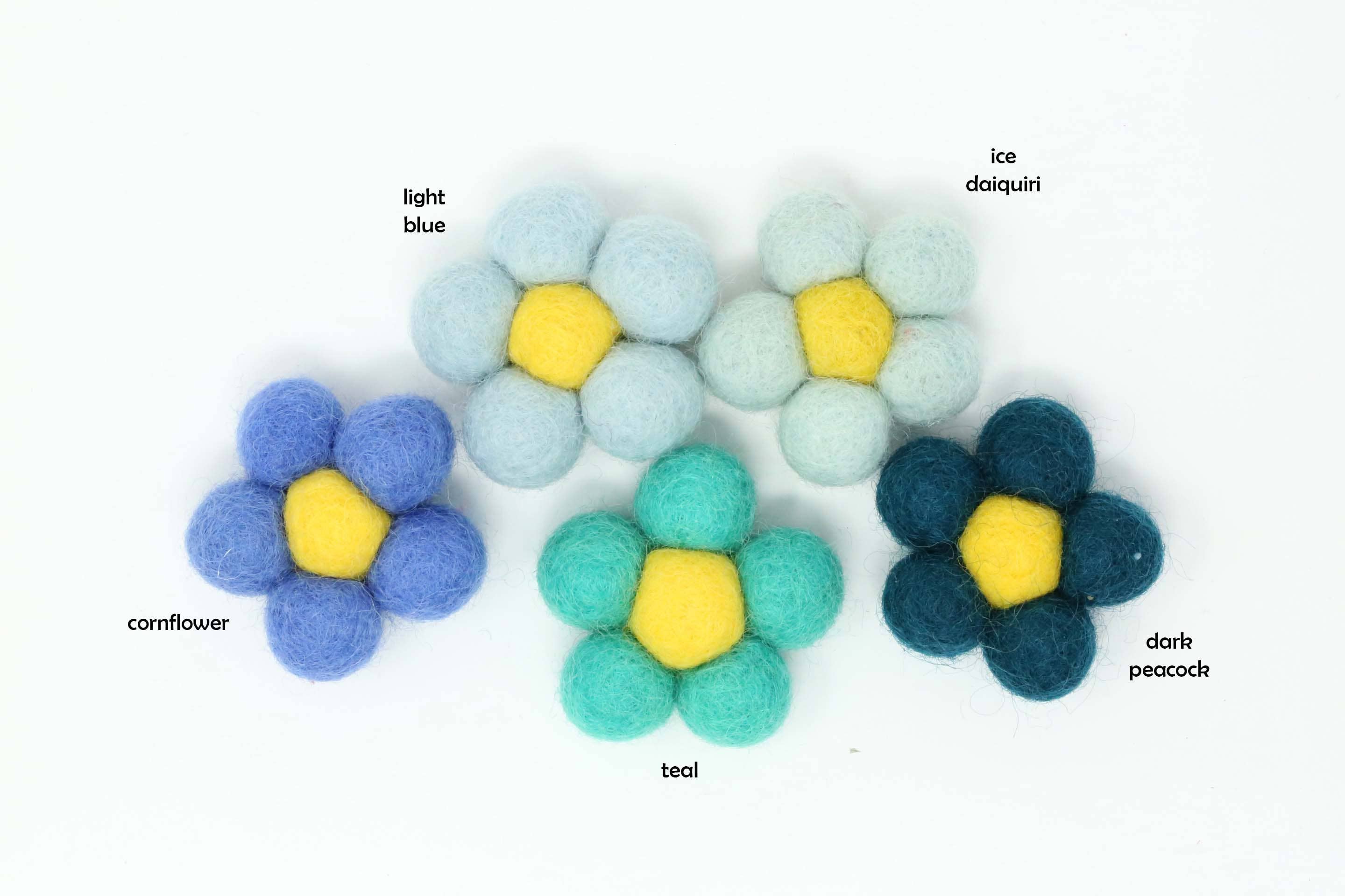The Felt Pod - Venta al por mayor Material para manualidades - Flores de fieltro5