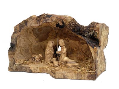 Earthwood - Wholesale Nativity Scene Decor - Large Grotto made from Roots of the tree