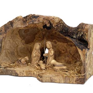 Earthwood - Wholesale Nativity Scene Decor - Large Grotto made from Roots of the tree0