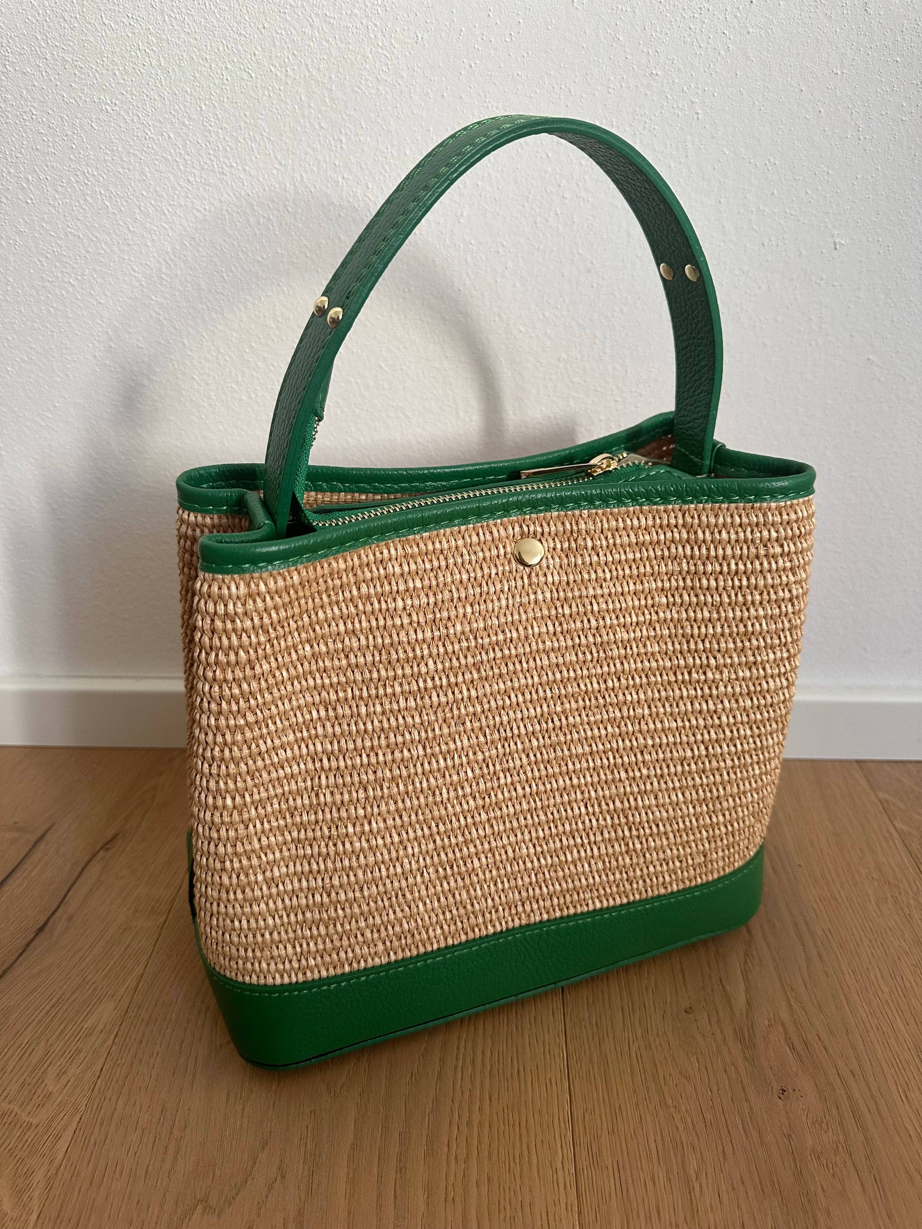 Zhade - Wholesale Top Handle Bag - Women's - LOLA - raffia bucket18