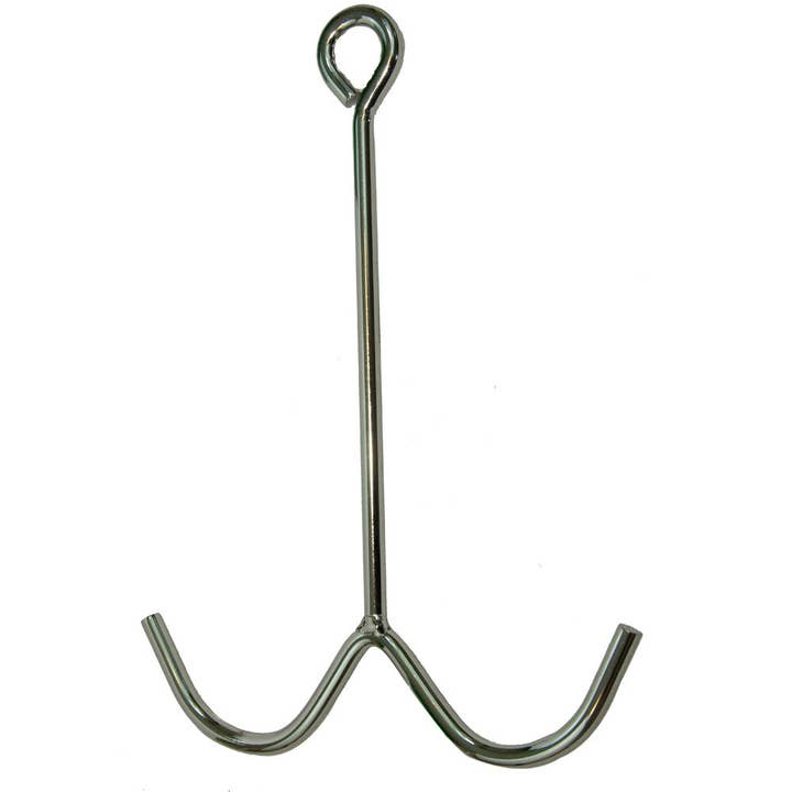 2-Prong Chrome Plated Tack Hook for wholesale by Intrepid International